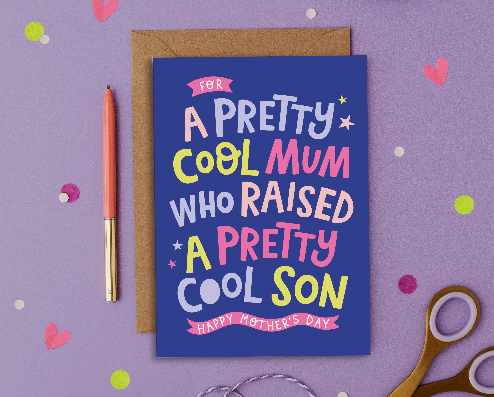 A Pretty Cool Mum, Cool Son - Mother’s Day Card
