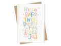 Double Joy Baby Twins - Twin Babies Card