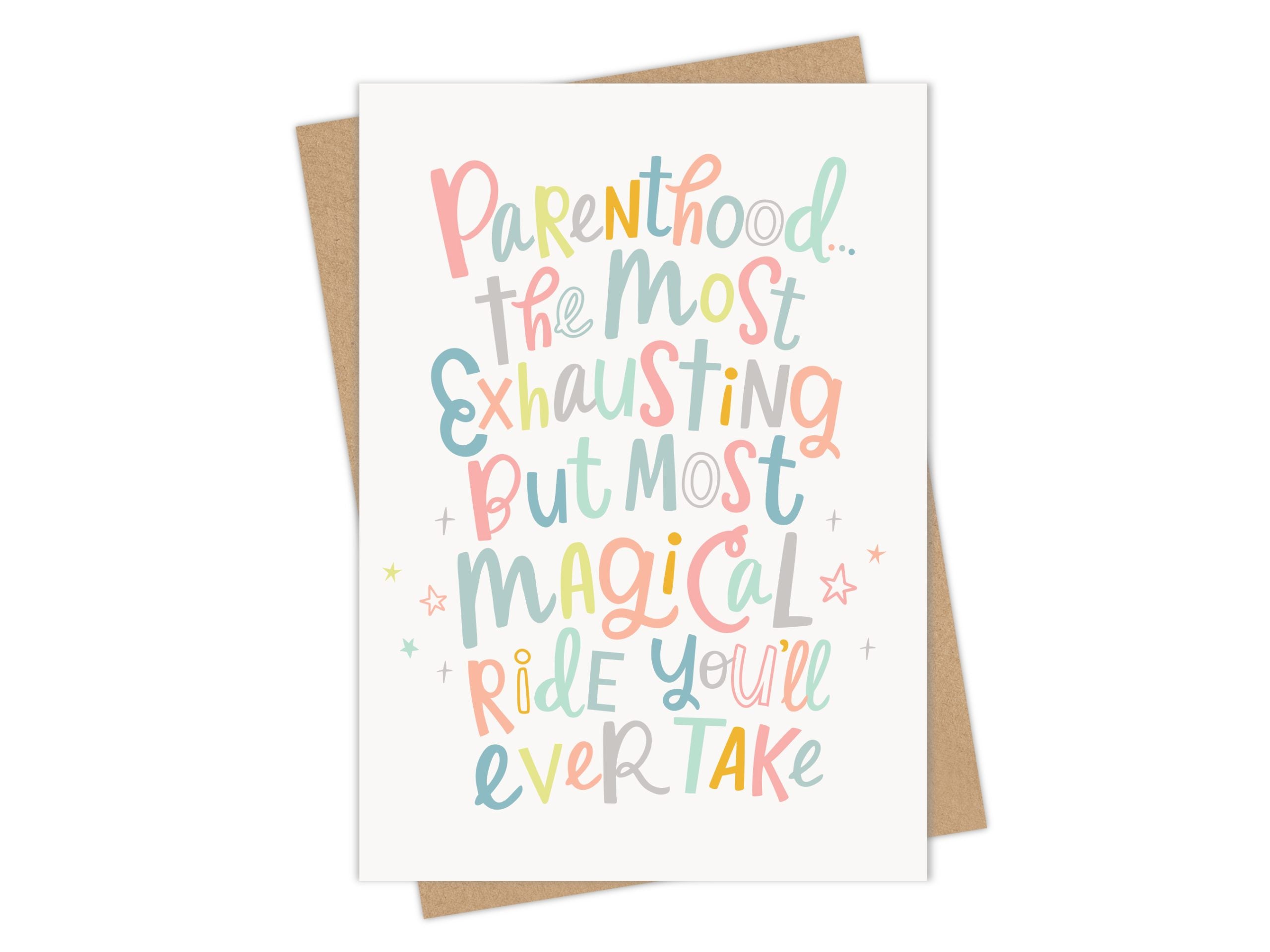 Parenthood Magical Ride - New Baby Card