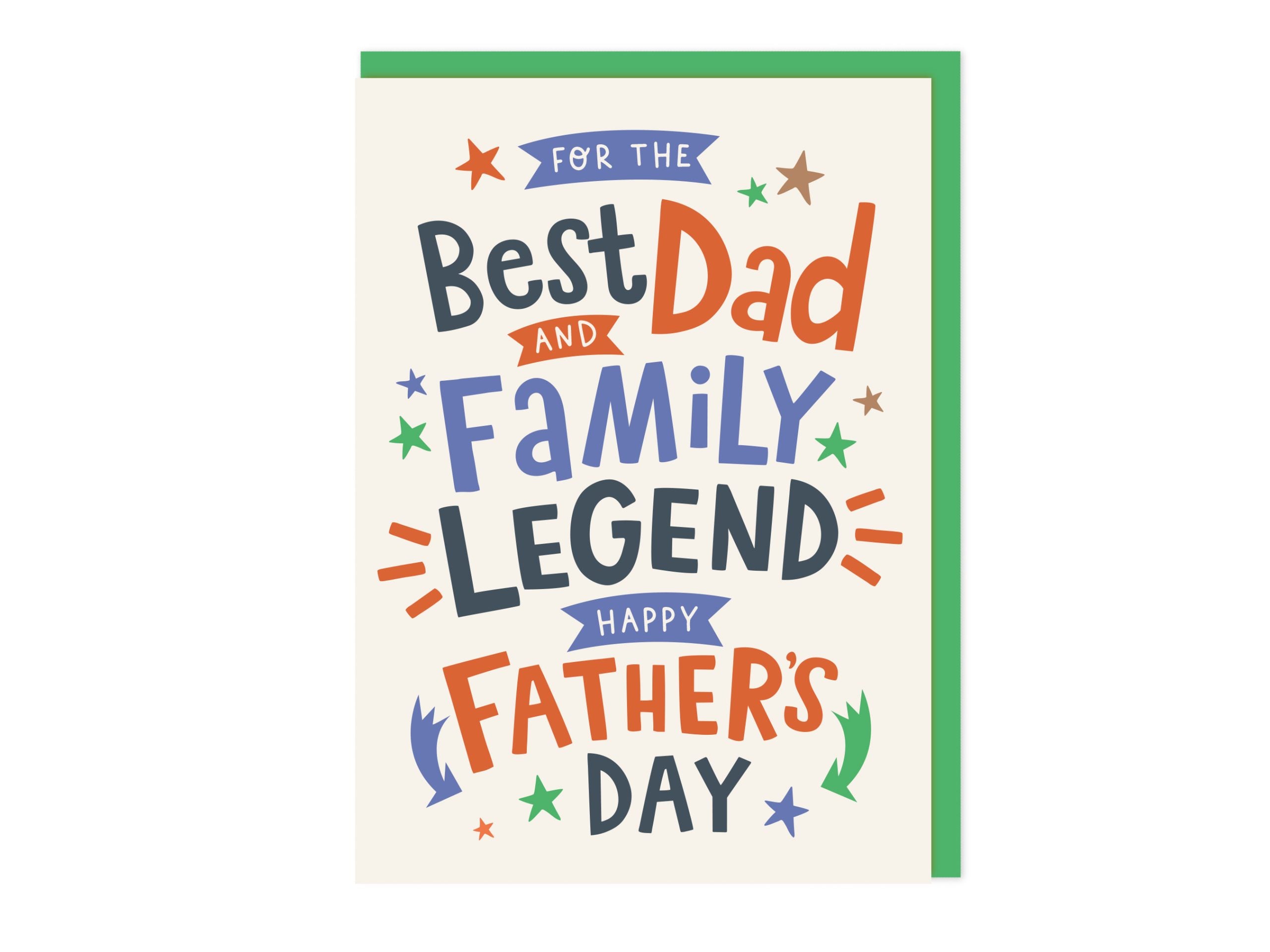 Best Dad and Family Legend  - Father’s Day Card