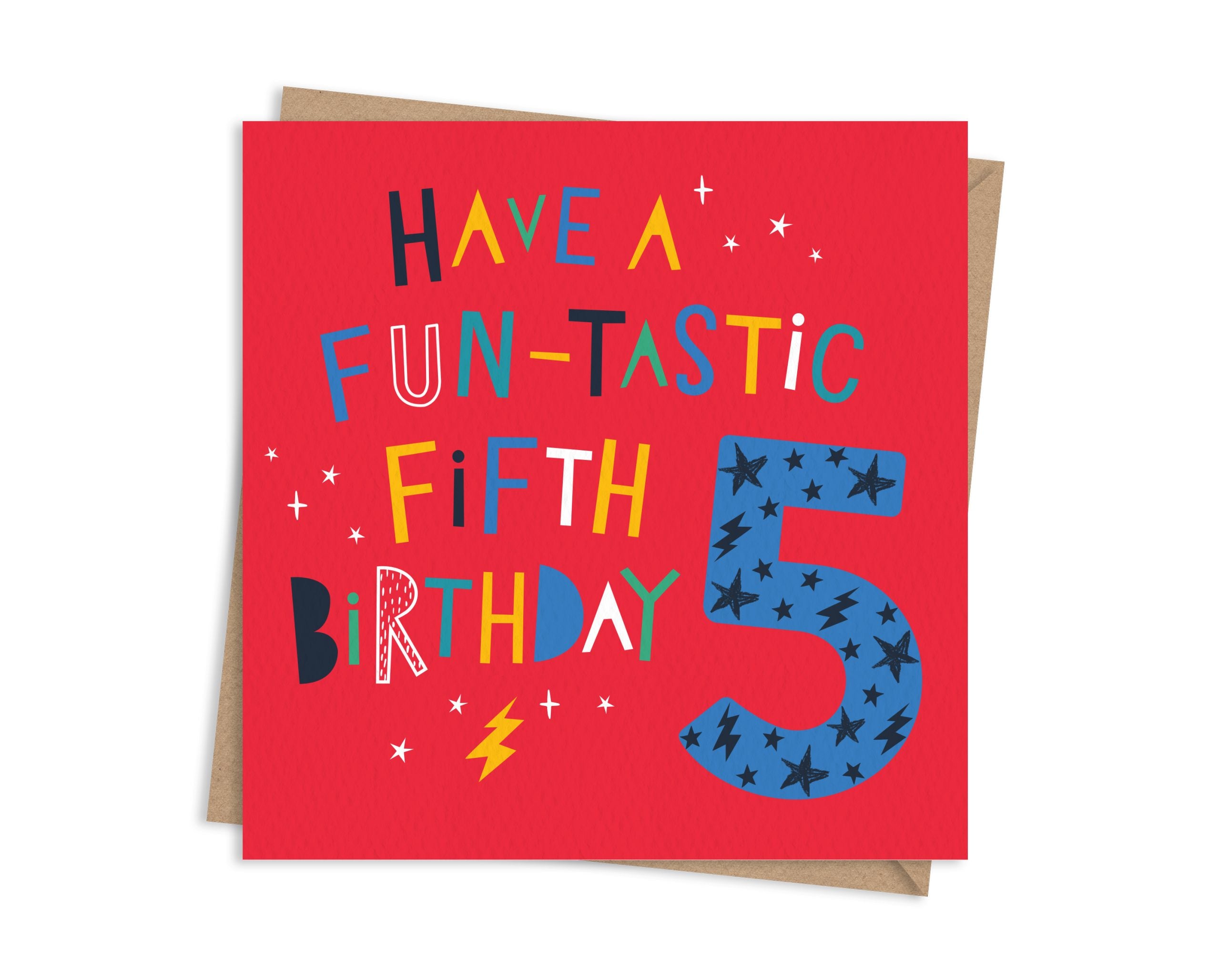 Have a Fun-tastic Fifth - Boy 5th Birthday Card