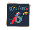 Superhero Age 6 Birthday Card