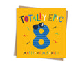 Totally Epic Master of Mischief - 8th Birthday Card