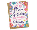 Mum and Grandma Birthday Card
