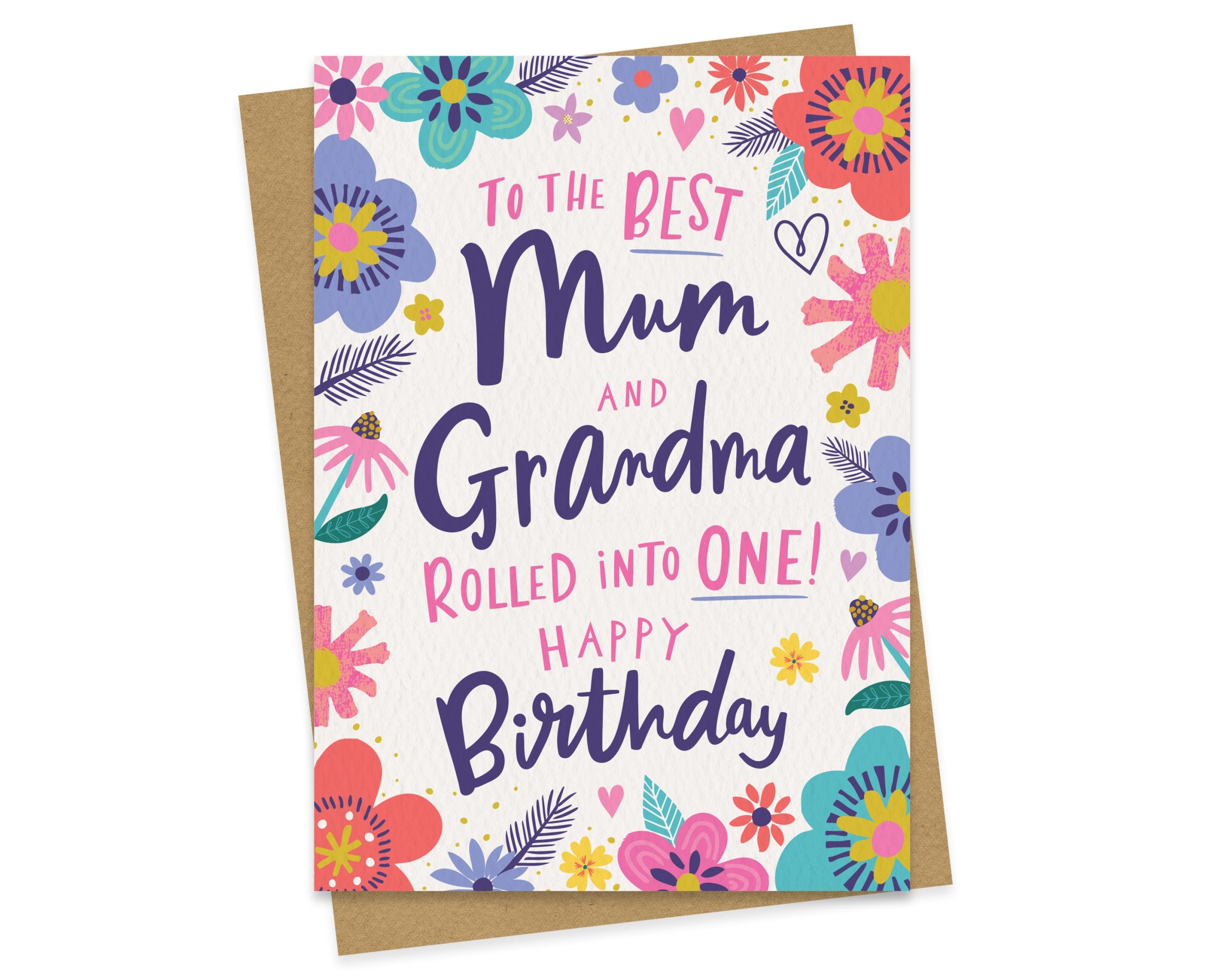 Mum and Grandma Birthday Card