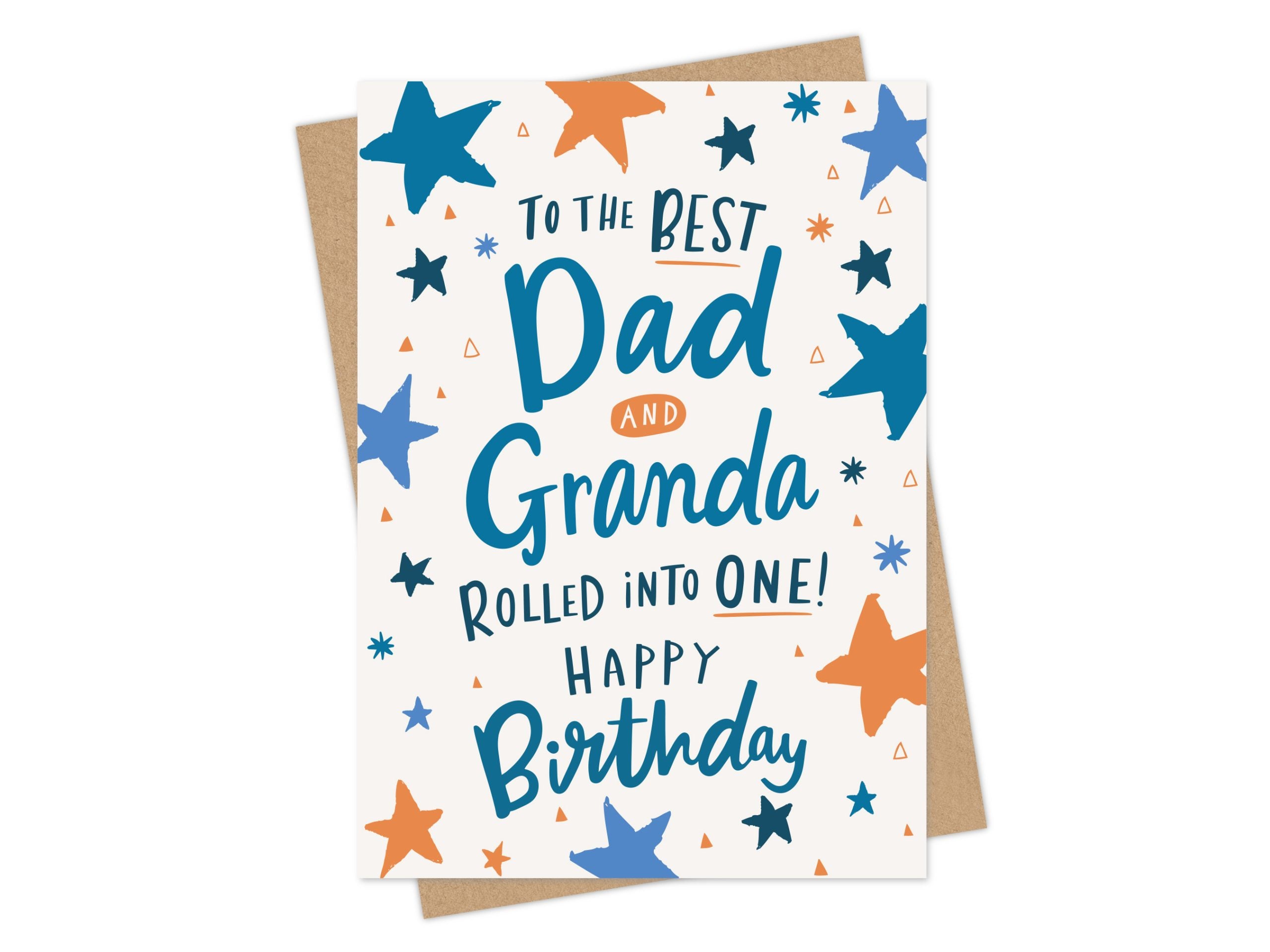 Dad and Granda Rolled into One - Birthday Card