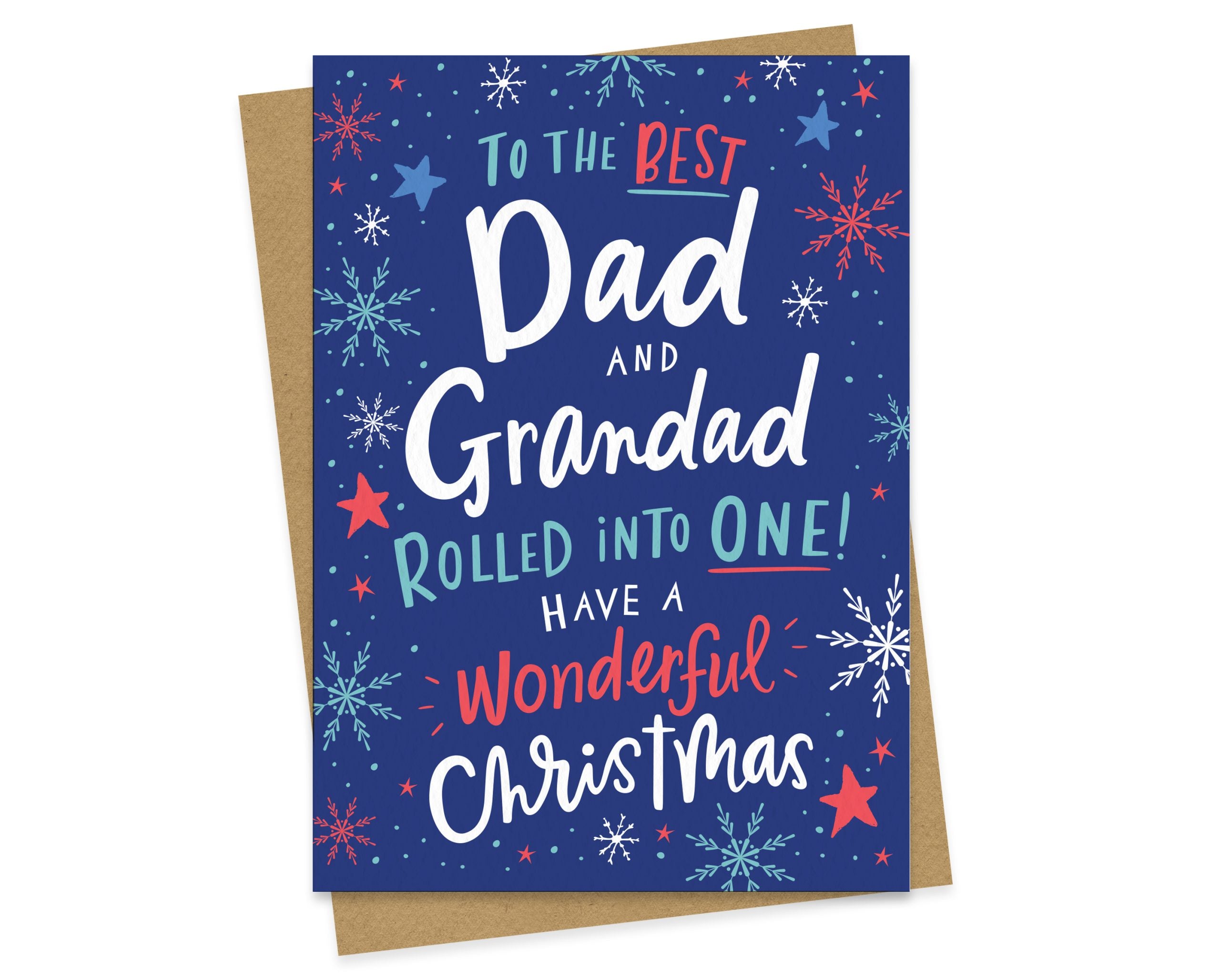 Dad & Grandad Rolled into One - Christmas Card