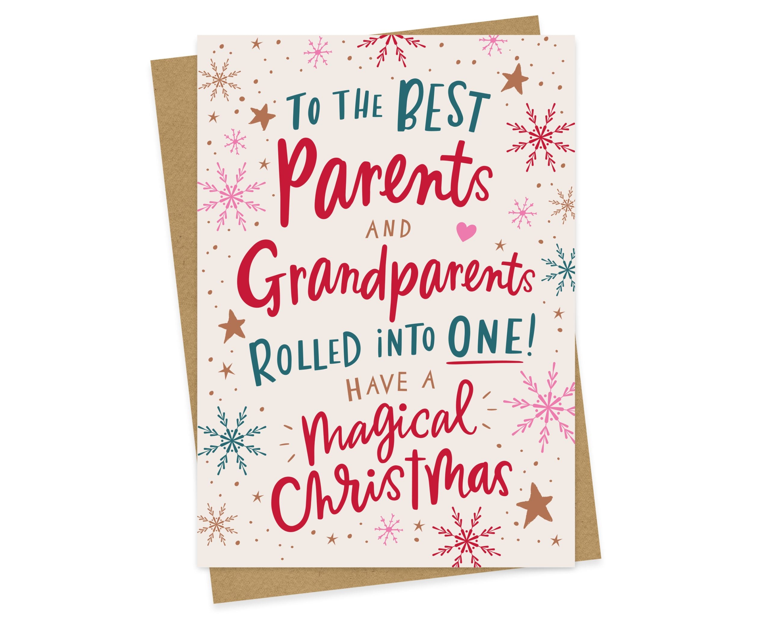 Parents & Grandparents - Christmas Card