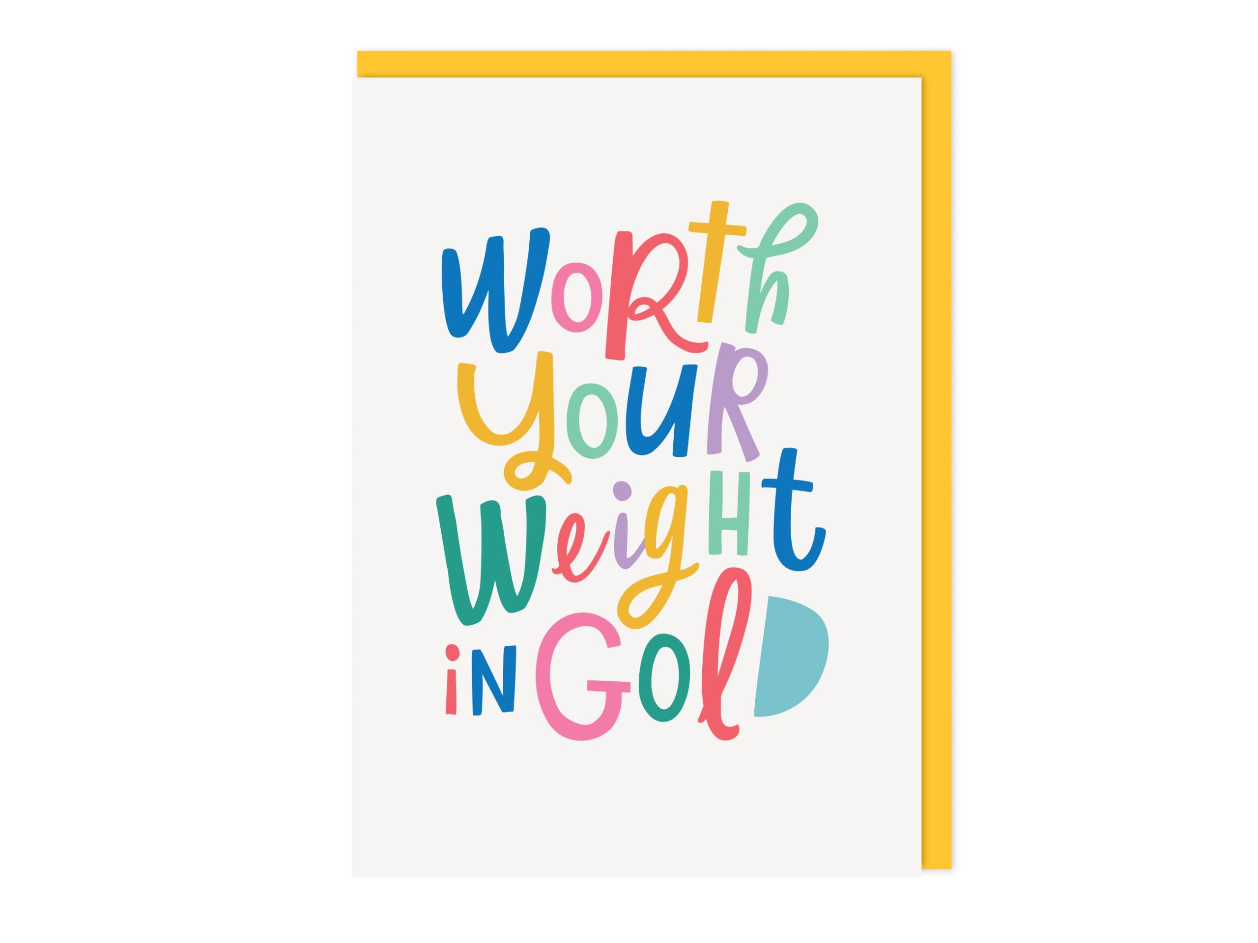 Worth Your Weight in Gold - Thank You Card