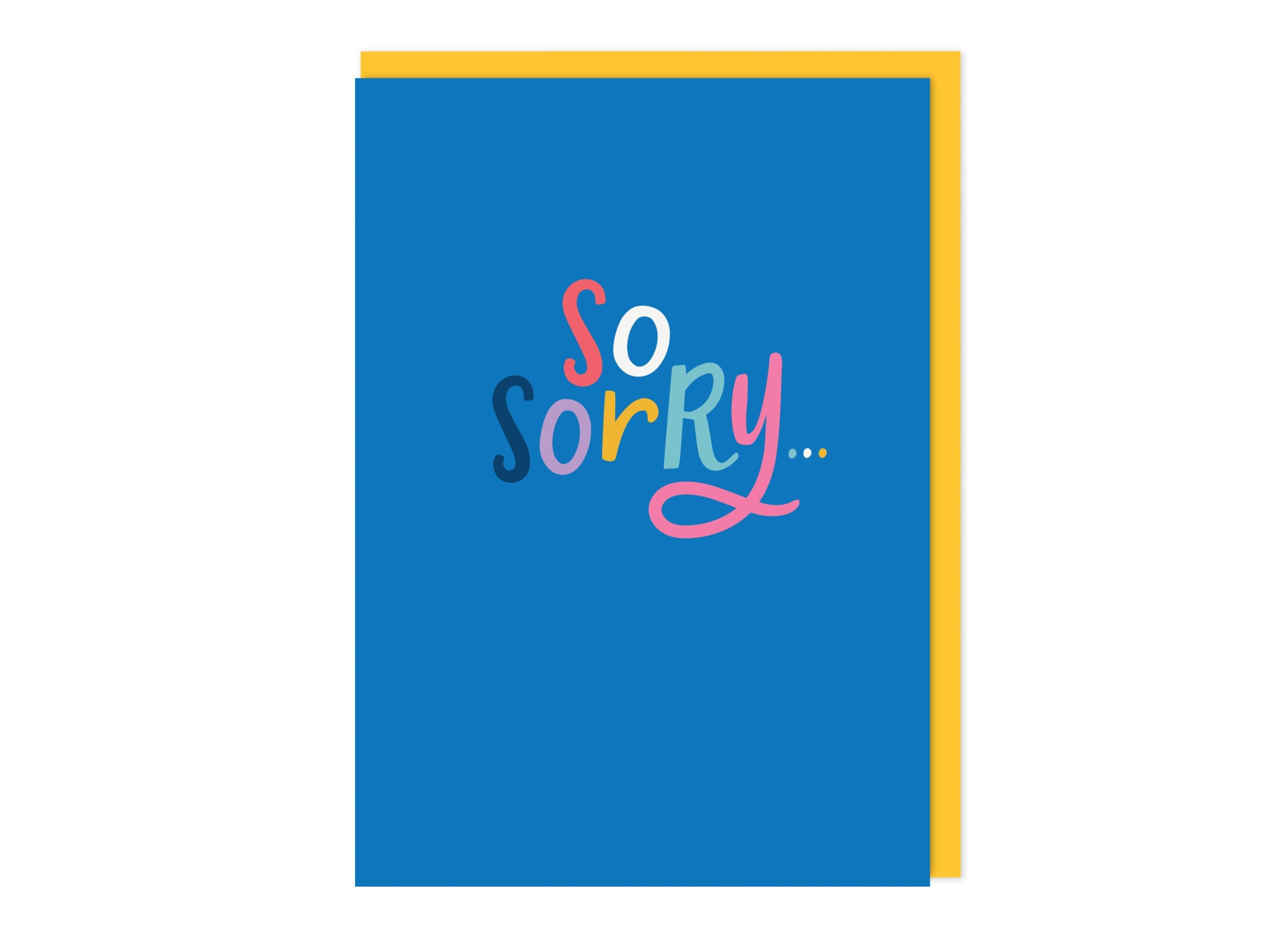So Sorry... Sympathy - Apology - Sorry Card