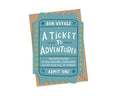 A Ticket To Adventures - Travelling - Vacation Card