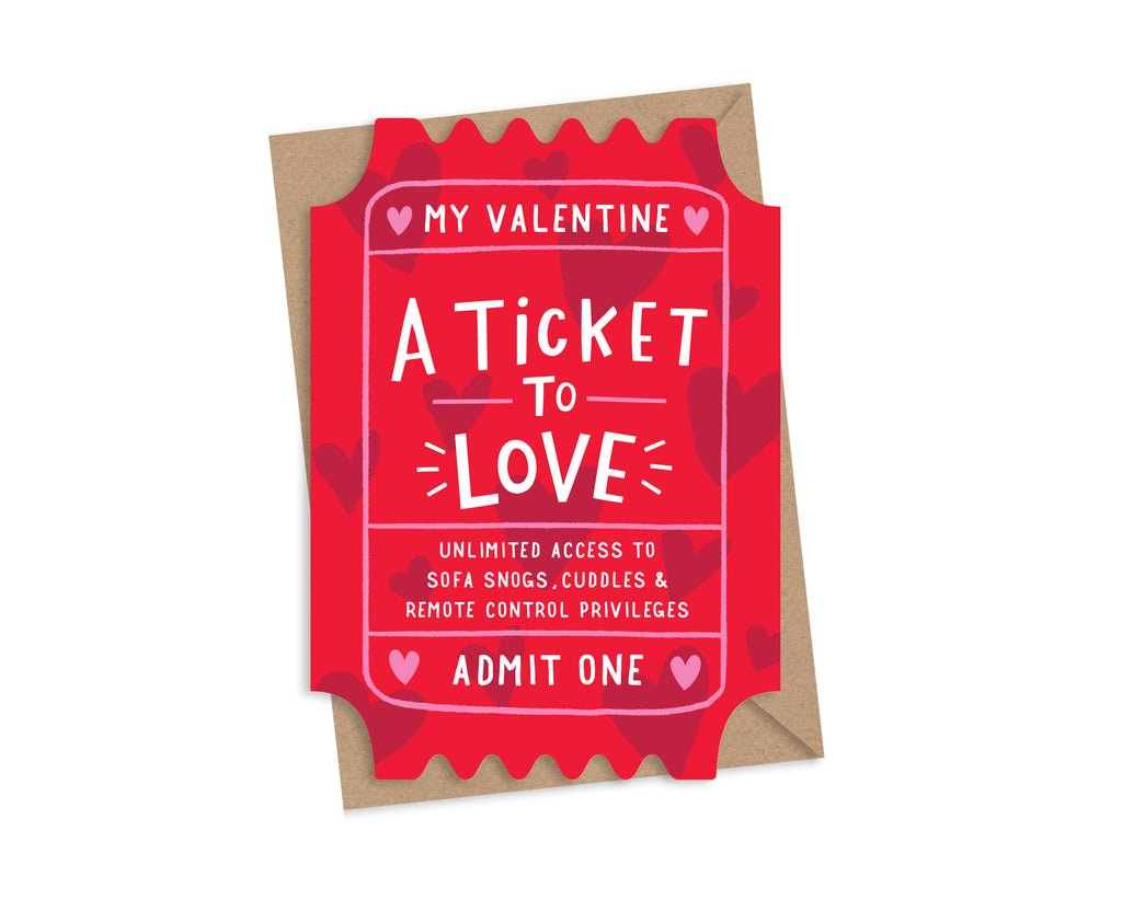 Ticket to Love Card
