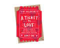Ticket to Love Card