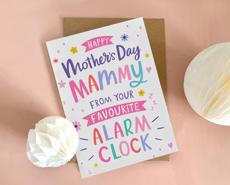 hand drawn and digitally finished mother's day card
